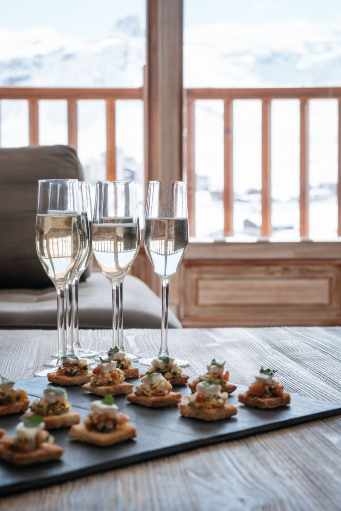 Aperitifs before dinner - get together after your ski day