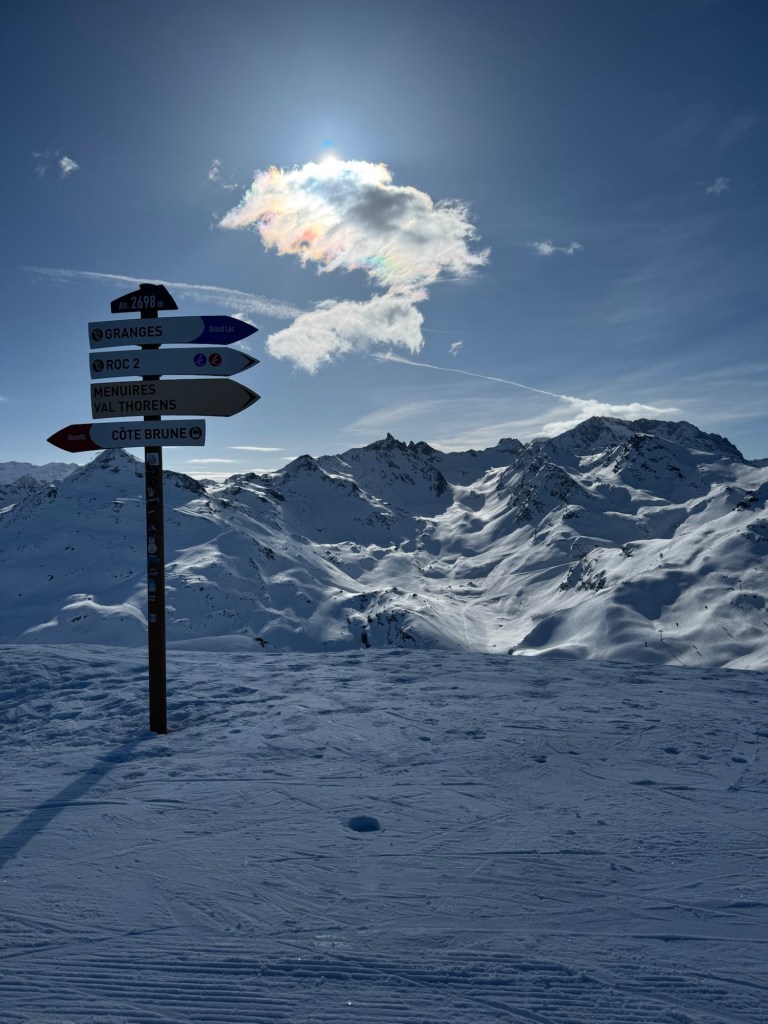 Meribel - heading over to Val Thorens